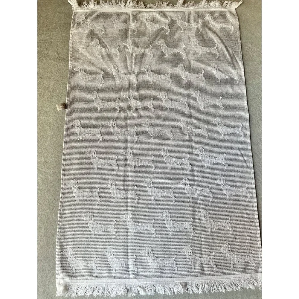 Ladinne Reversible Dachshund Tea Towels Set of Two Cotton 30